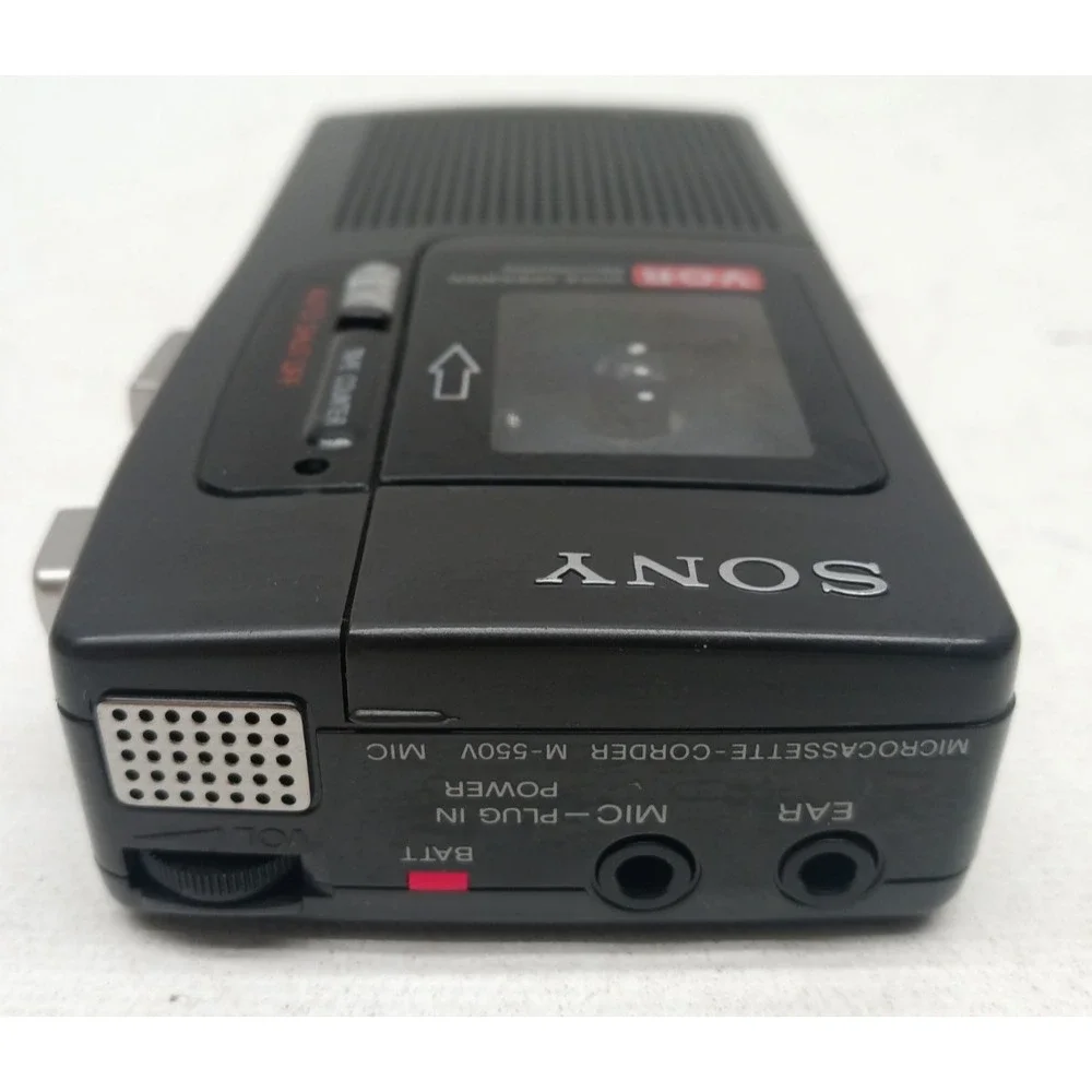 Sony M-550V Pressman Microcassette Recorder + Voice Controlled Recording; Tested